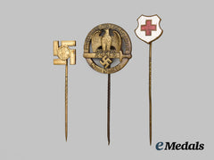 Germany, Third Reich. A Mixed Lot Of Stick Pins