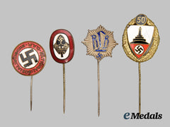 Germany, Third Reich. A Mixed Lot Of Stick Pins