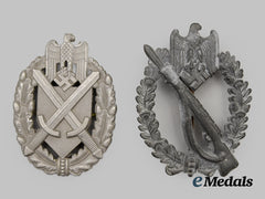 Germany, Wehrmacht. A Pair Of Badges