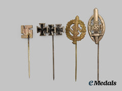 German, Third Reich. A Mixed Lot Of Stick Pins