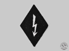 Germany, Ss. A Waffen-Ss Signals Personnel Sleeve Diamond