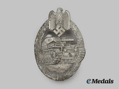 Germany, Wehrmacht. A Panzer Assault Badge, Silver Grade, By Friedrich Orth