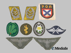 Germany, Wehrmacht. A Mixed Lot Of Uniform Insignia