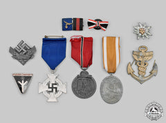 Germany, Third Reich. A Mixed Lot Of Medals And Badges