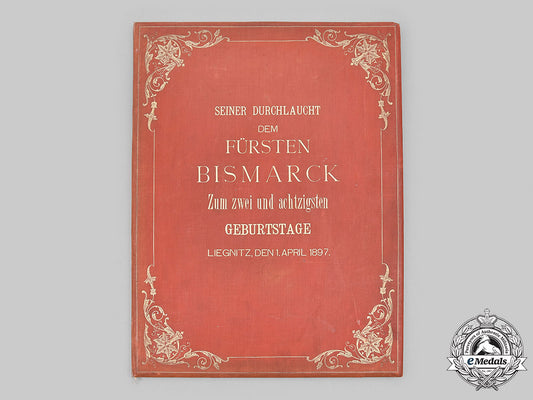 germany,_imperial._a_congratulatory_document_to_bismarck’s82_nd_birthday_from_the_city_of_liegnitz,1897__mnc7273_1