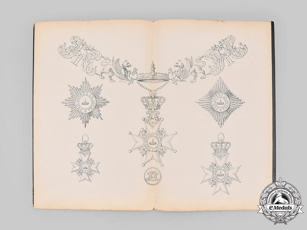 mecklenburg-_schwerin,_grand_duchy._the_statutes_of_the_order_of_the_wendish_crown,1864__mnc7297