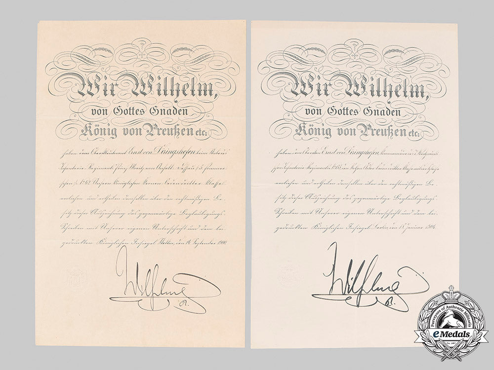 germany,_imperial._the_award_certificates_of_generalmajor_diringshofen__mnc7301_1