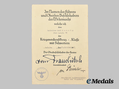 germany,_wehrmacht._a_war_merit_cross_ii_with_swords_and_award_document_to_gefreiter_karl_hennig__mnc7477