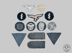 Germany, Luftwaffe. A Lot Of Uniform Insignia