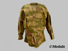 Germany, Wehrmacht. A Marsh Pattern Camouflage Hoodless Smock