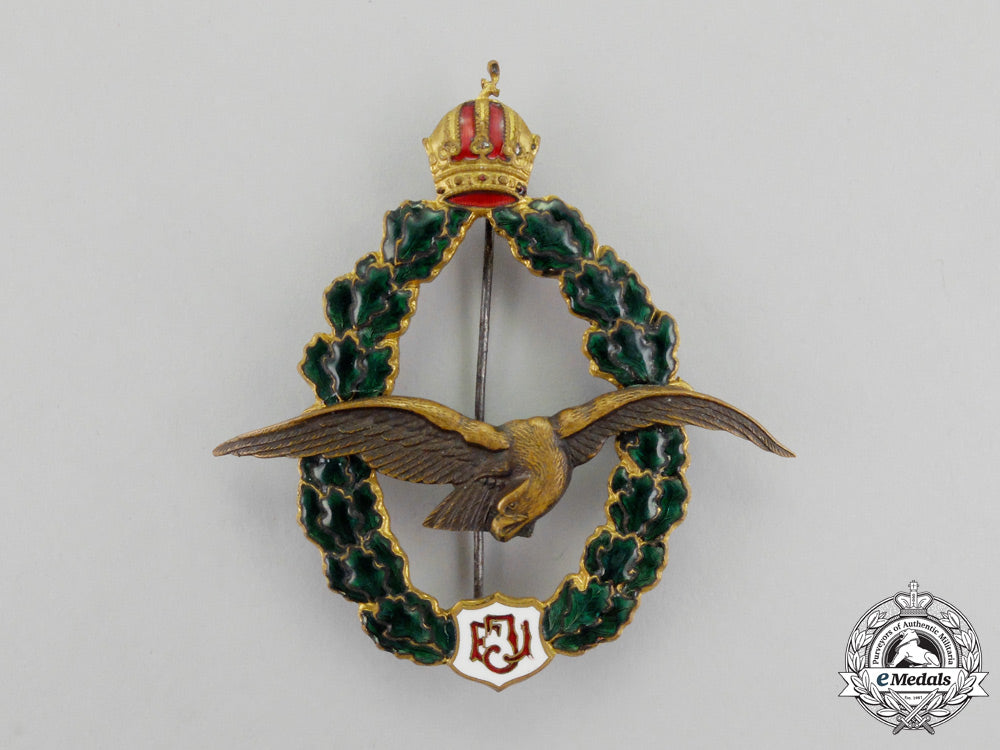 austria._an_first_war_field_pilot's_badge,_named_and_dated_n_064_1