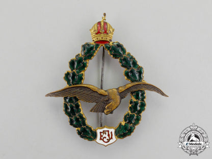 austria._an_first_war_field_pilot's_badge,_named_and_dated_n_064_1