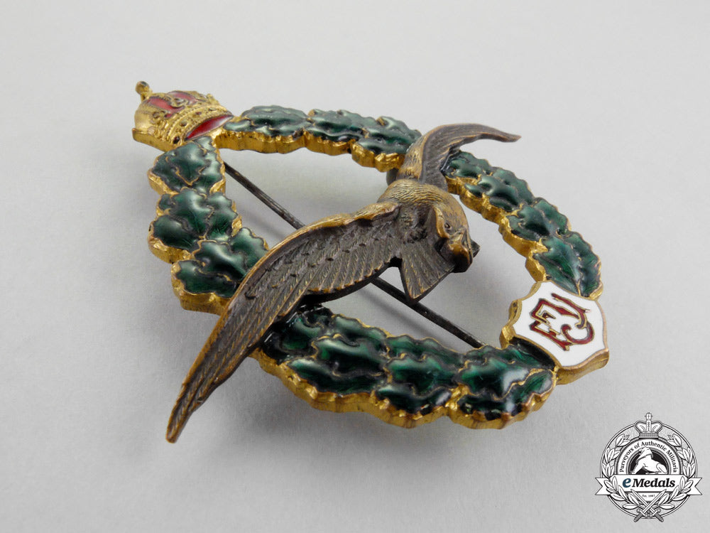 austria._an_first_war_field_pilot's_badge,_named_and_dated_n_070_1