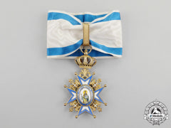Serbia, Kingdom. An Order Of St. Sava, Iii Class Commander Cross, By Huguenin