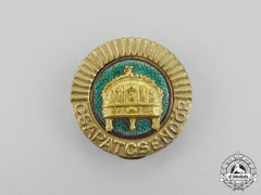 Hungary. A  Second War Period Gendarmerie Cap Badge