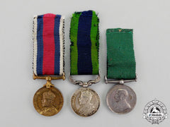 United Kingdom. Three British King George V Era Miniature Medals