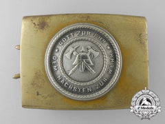 A Weimar Republic Volunteer Fire Defence Service Enlisted Man's Belt Buckle