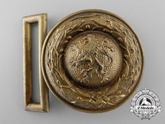 A Third Reich Period Bavaria State Forestry Official's Belt Buckle