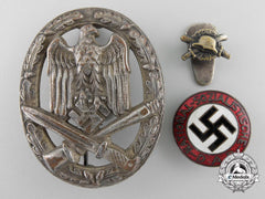 Three Third Reich Badges