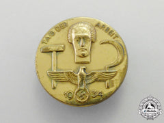 A 1934 National Day Of Labour Badge