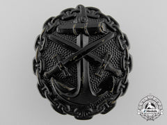 A First War German Naval Wound Badge; Black Grade