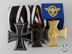 Germany, Imperial. A First War & Police Long Service Medal Bar