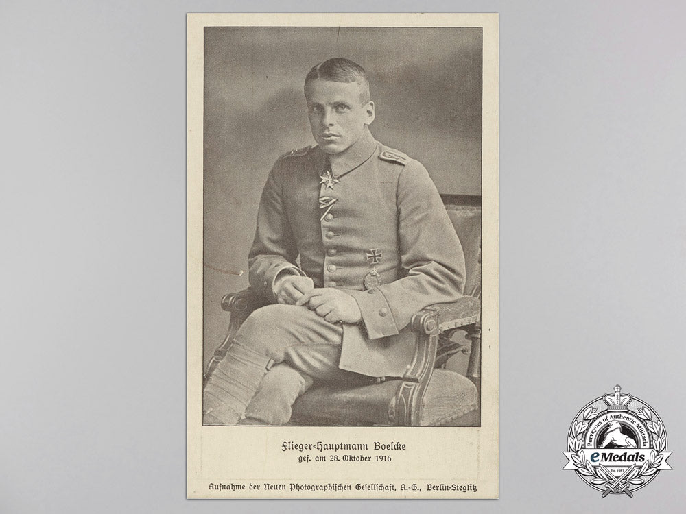five_first_war_german_imperial_airmen_postcards_n_985