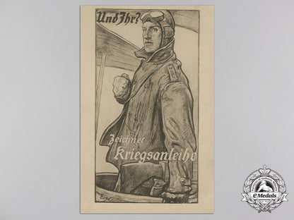 five_first_war_german_imperial_airmen_postcards_n_990