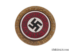 Nsdap Golden Party Badge - J. Fuess