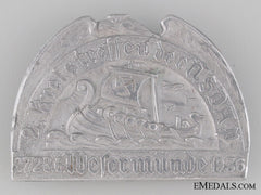 Nsdap Tinnie With Viking Ship 1936