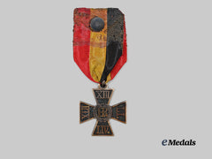 Reuss, Principality. An Honour Cross for the Campaigns of 1814-1815