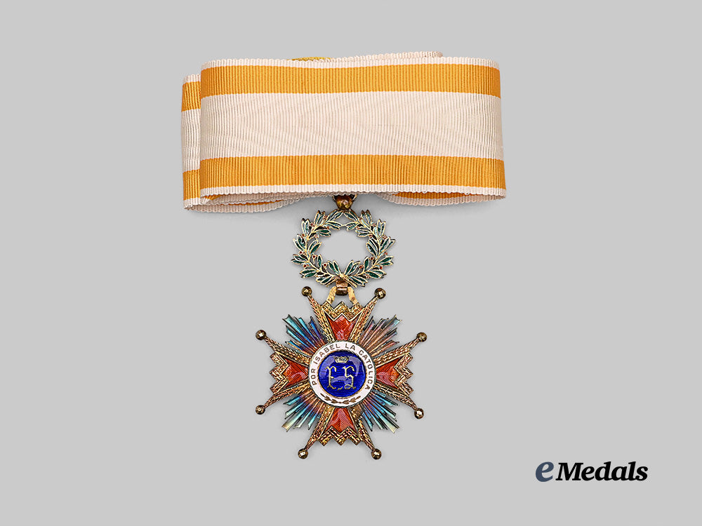 spain,_kingdom._an_order_isabella_the_catholic,_commander_e_medals__m0332-50_9