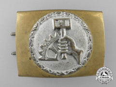 An Nsbo (National-Socialistiche Betreibs Organisation) Belt Buckle; Published Example