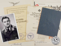 An Extensive Document Collection To Unteroffizier Scheuringer; Battle Of Britain Pow