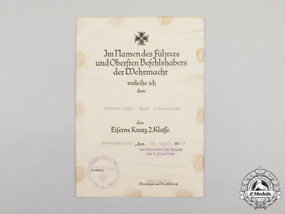 an_extensive_document_collection_to_unteroffizier_scheuringer;_battle_of_britain_pow_o_258_1