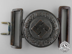 A German Fire Brigade Police Officer's Belt Buckle