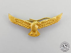 An Indian Air Force (Iaf) Officer's Cap Badge