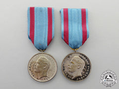 Hesse-Darmstadt. Two Ernst Ludwig Civil And Military Medals