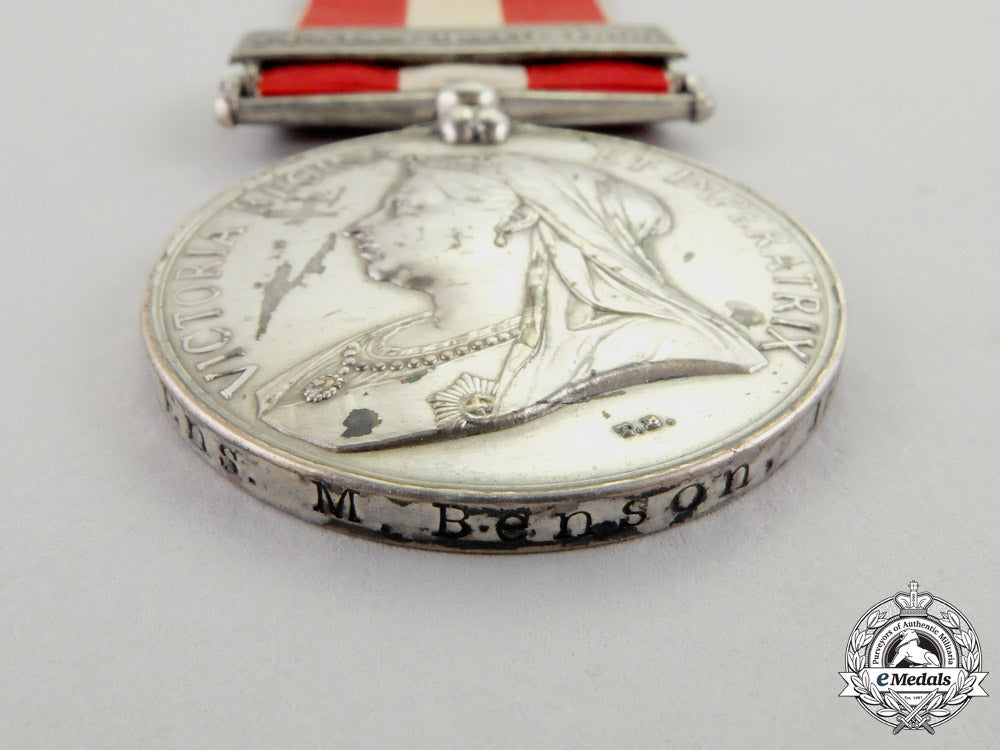 a_canada_general_service_medal_to_ensign_martin_benson;15_th_battalion_of_infantry(_belleville)_o_518_6