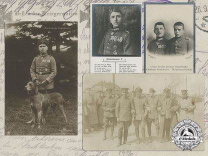 four_first_war_german_imperial_airmen_picture_postcards_o_535