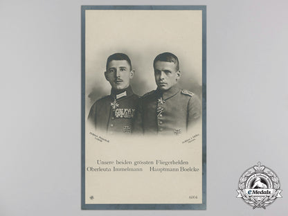four_first_war_german_imperial_airmen_picture_postcards_o_540