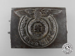 An Ss Em/Nco's Belt Buckle By "Rzm 155/43 Ss" (Assmann)