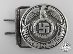 An Ss Officer's Belt Buckle By Overhoff & Cie Lüdenscheid