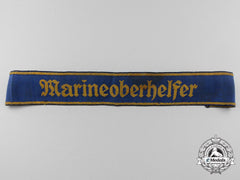 Germany, Kriegsmarine. A Marine-Hj Armband For “Marineoberhelfer” For Kriegsmarine Service