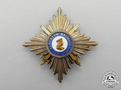 Saxony. A 1914-1918 Albrecht Order Commander’s Cross Breast Star With Swords