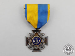 United States. An American Navy League Membership Badge