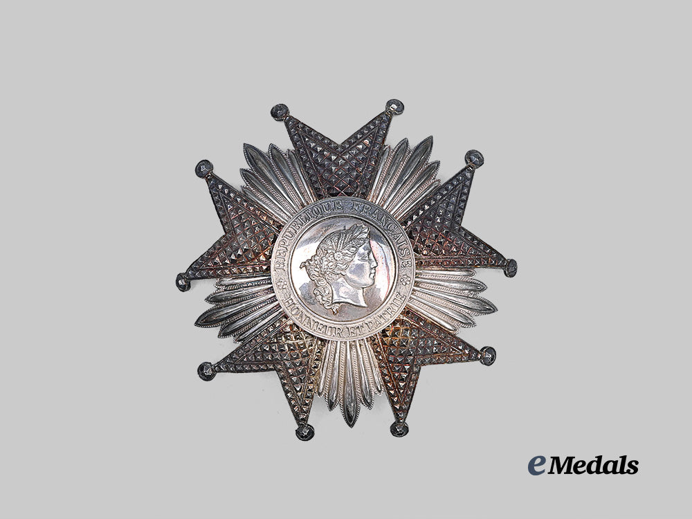 france,_fourth_republic._an_order_of_the_legion_of_honour,_grand_cross_breast_star_e_medals__e_u24908_6