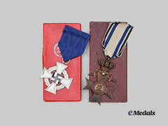 Germany, Imperial; Third Reich. A Pair of Cased Awards for Military and Civil Service