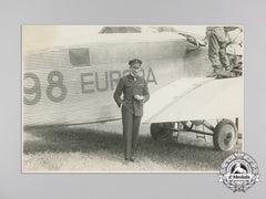 A Group Of Junkers "Bremen" And "Europa" Postcards And Photographs