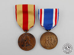 United States. Two American Medals